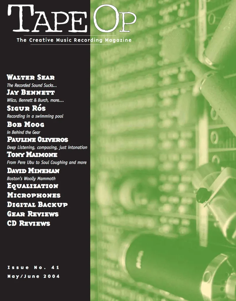 Tape Op Magazine Issue #41 Cover