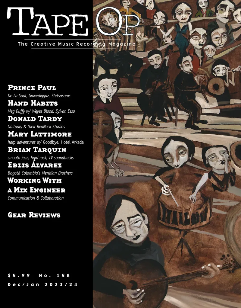 Tape Op Magazine Issue #158 Cover
