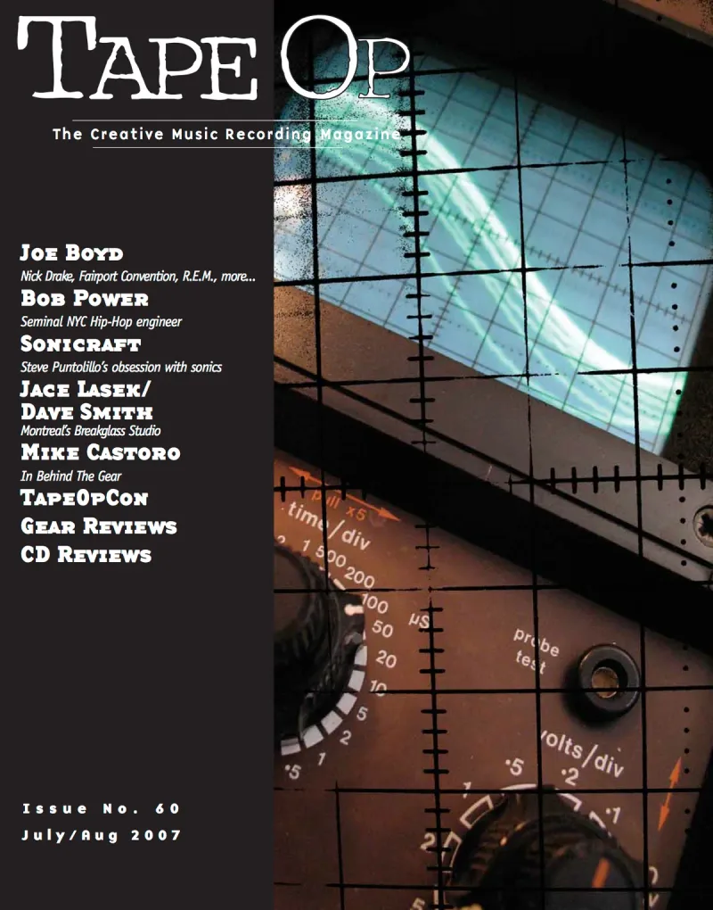 Tape Op Magazine Issue #60 Cover