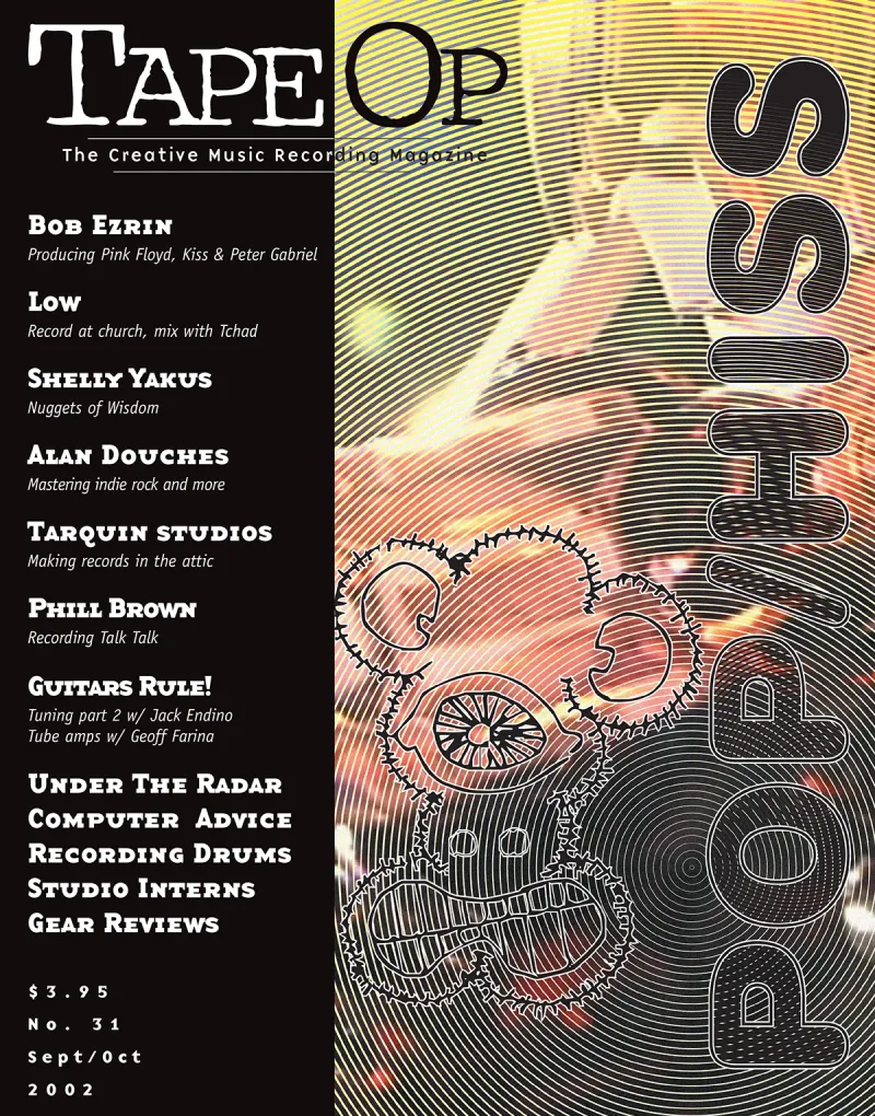 Tape Op Magazine Issue #31 Cover