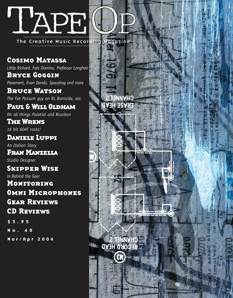Tape Op Magazine Issue #40 Cover
