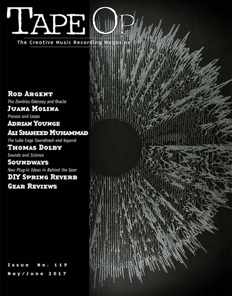 Tape Op Magazine Issue #119 Cover