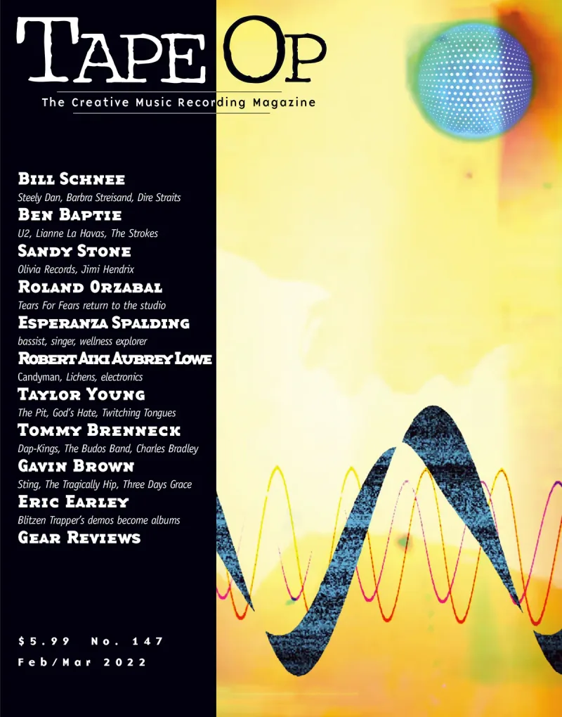 Tape Op Magazine Issue #147 Cover