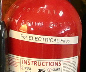 Fire Extinguishers in the Studio