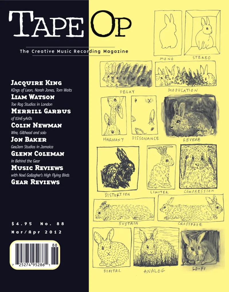 Tape Op Magazine Issue #88 Cover