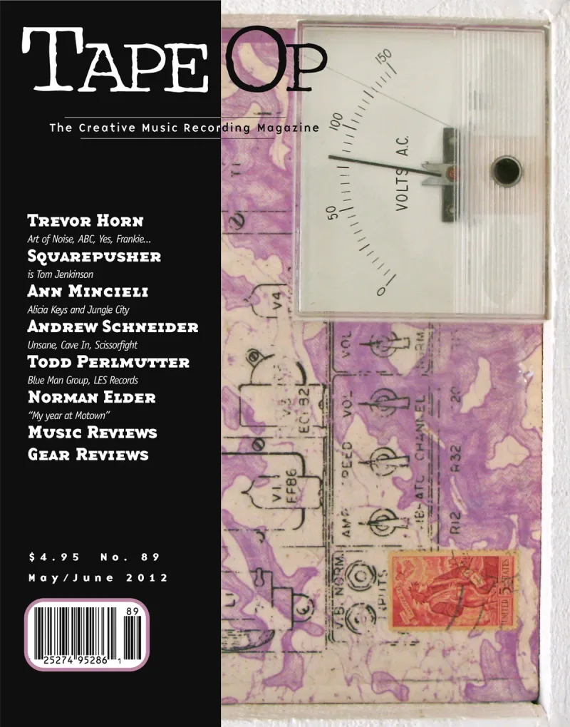 Tape Op Magazine Issue #89 Cover