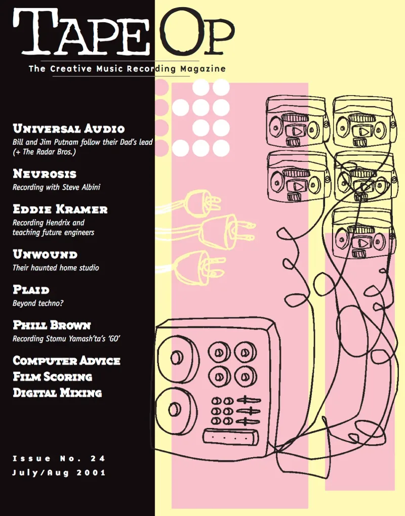 Tape Op Magazine Issue #24 Cover