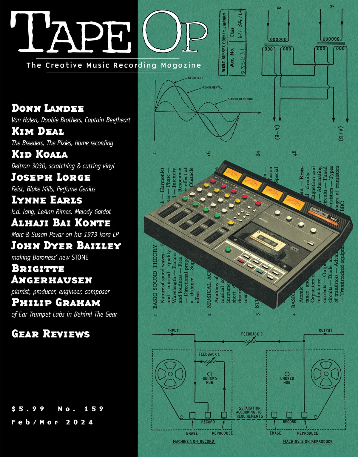 Tape Op Magazine Issue #159
