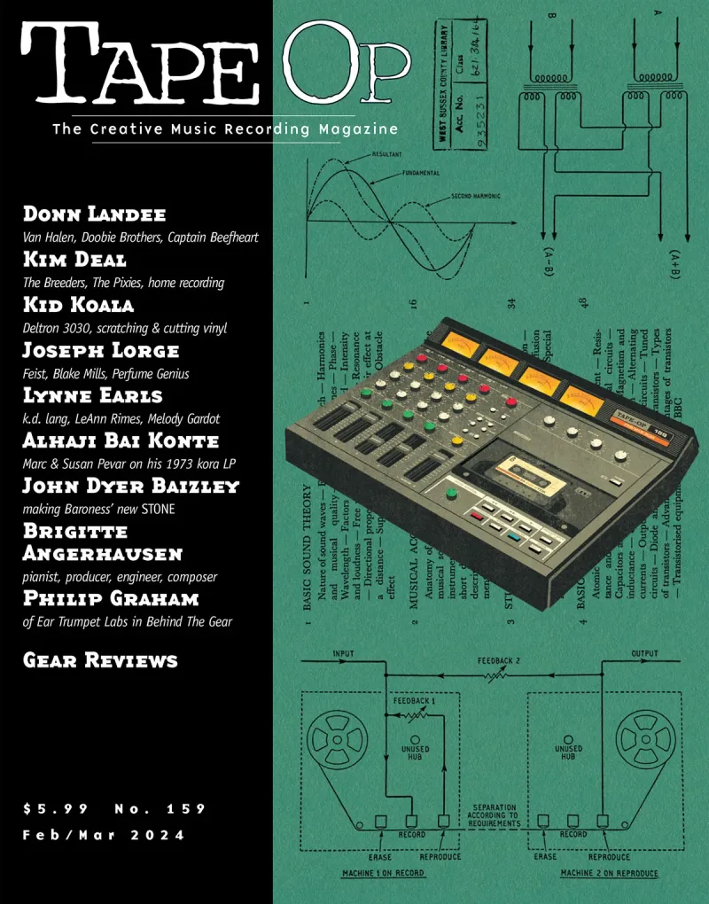 Tape Op Magazine Issue #159 Cover