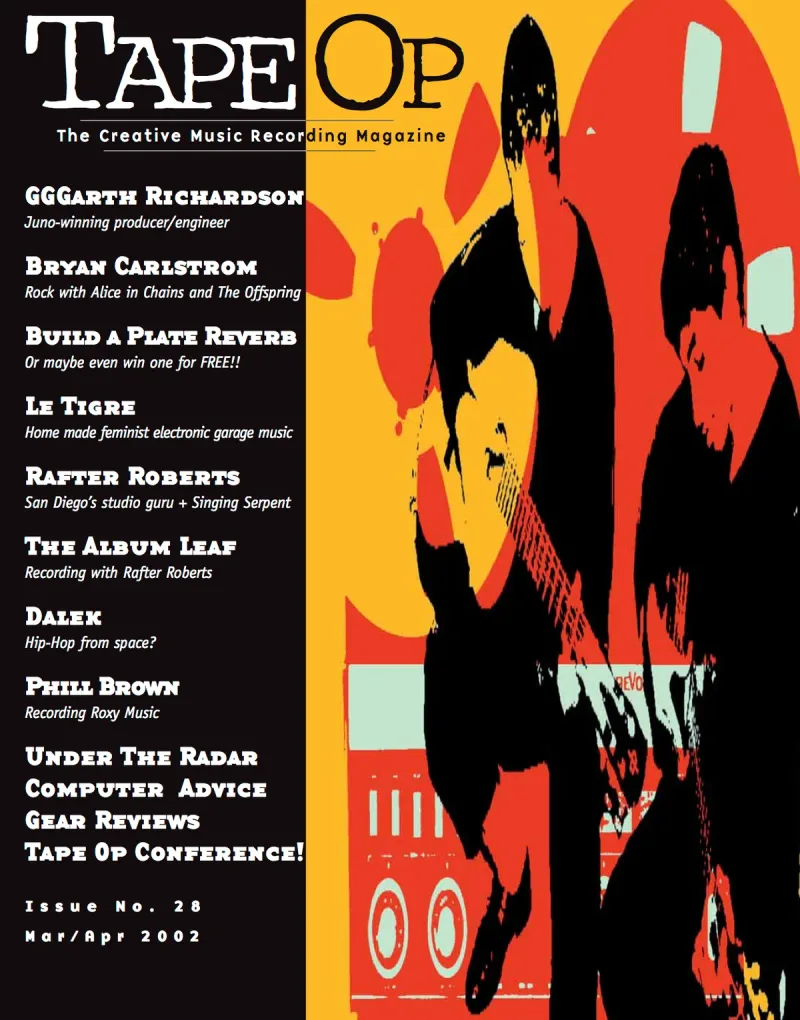 Tape Op Magazine Issue #28 Cover