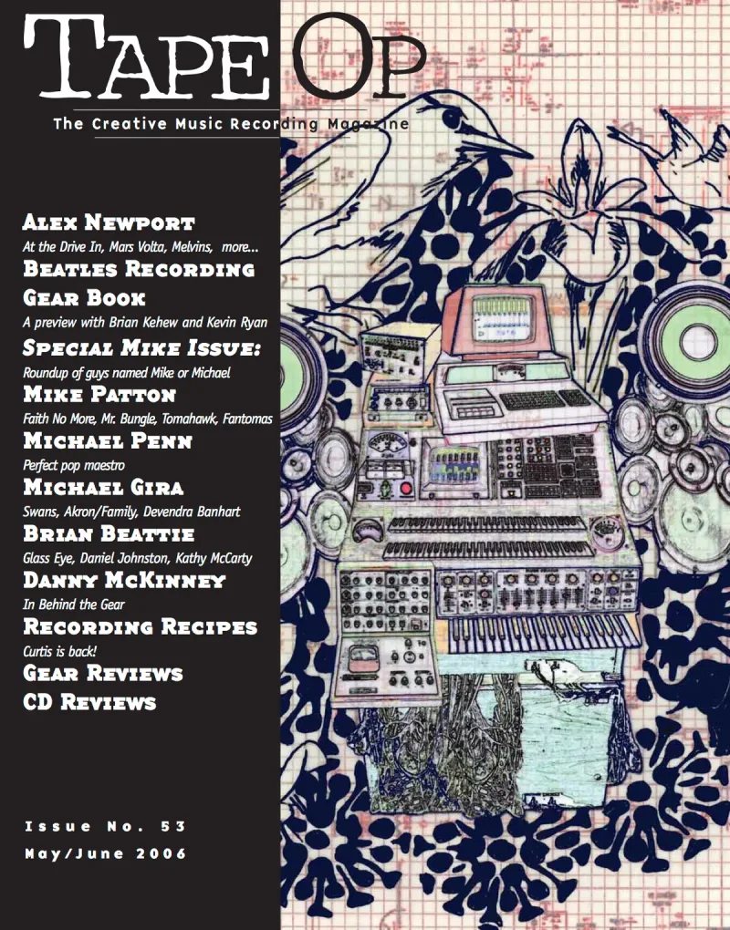 Tape Op Magazine Issue #53 Cover