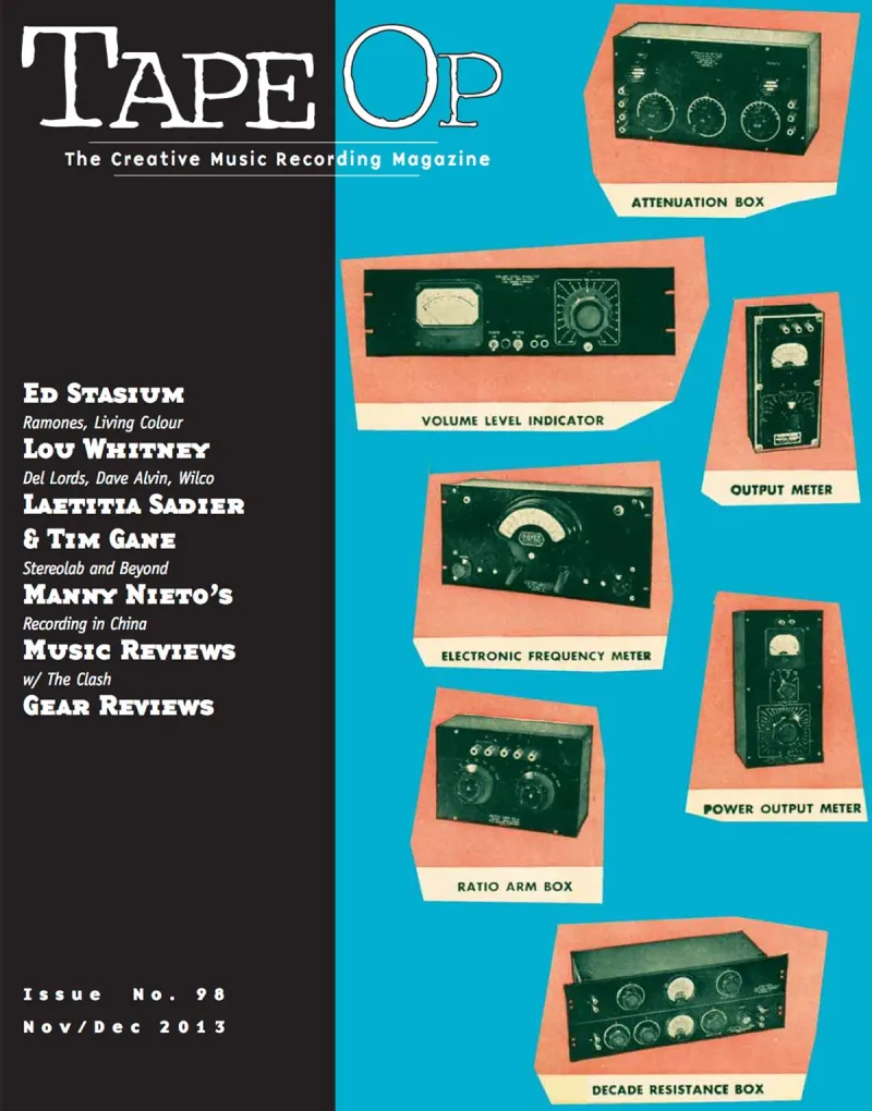Tape Op Magazine Issue #98 Cover