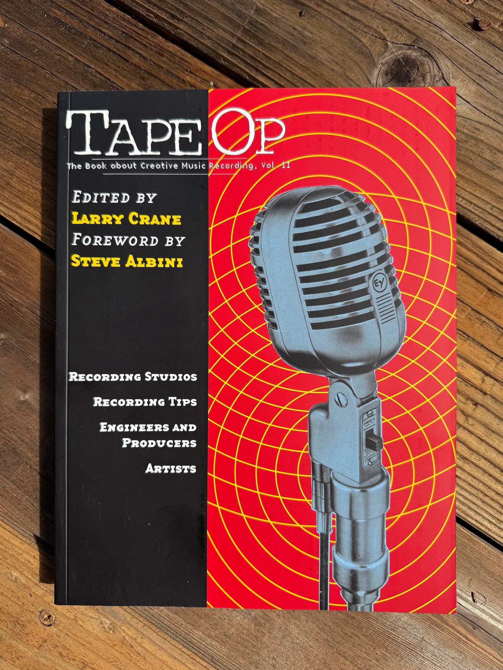 The last pallet of Tape Op’s Vol. 2 book is on sale now!