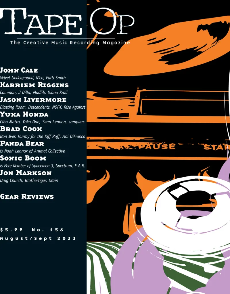 Tape Op Magazine Issue #156 Cover