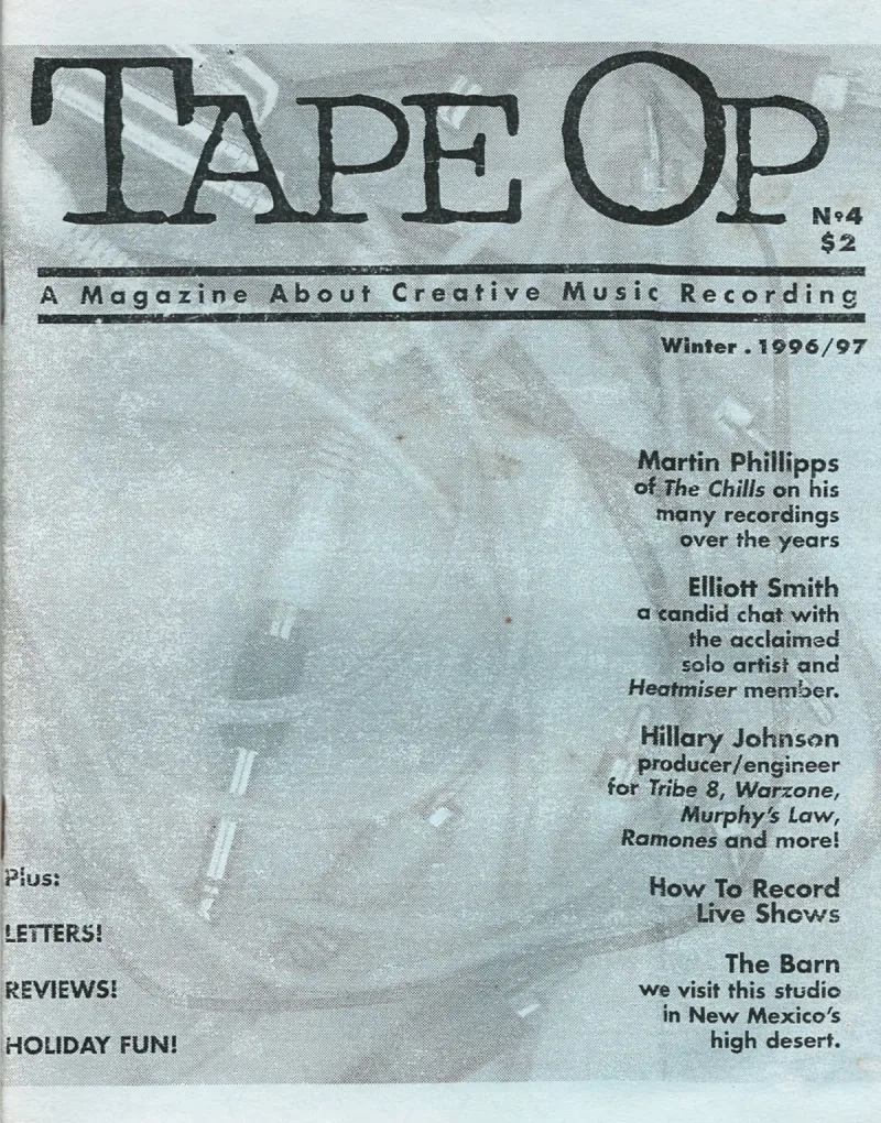 Tape Op Magazine Issue #4 Cover