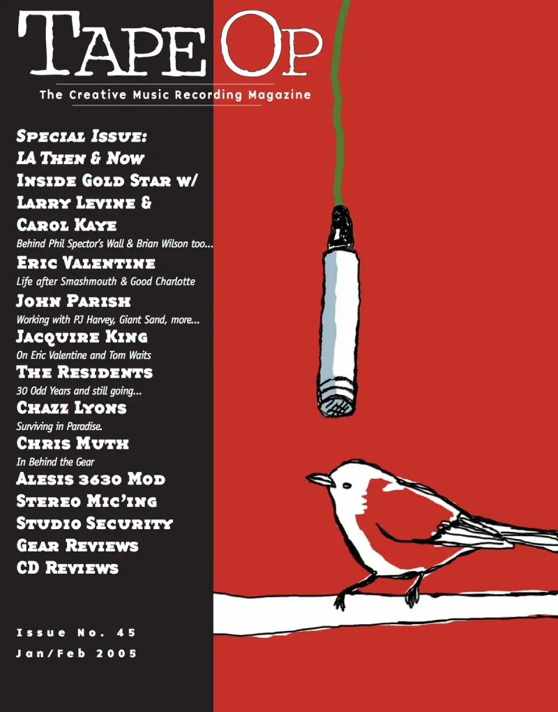 Tape Op Magazine Issue #45 Cover