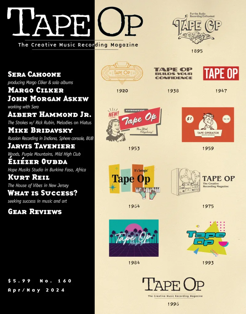 Tape Op Magazine Issue #160 Cover