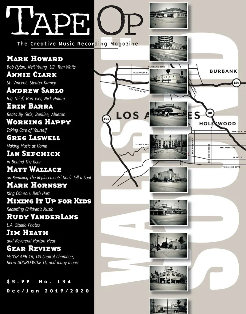 Tape Op Magazine Issue #134 Cover