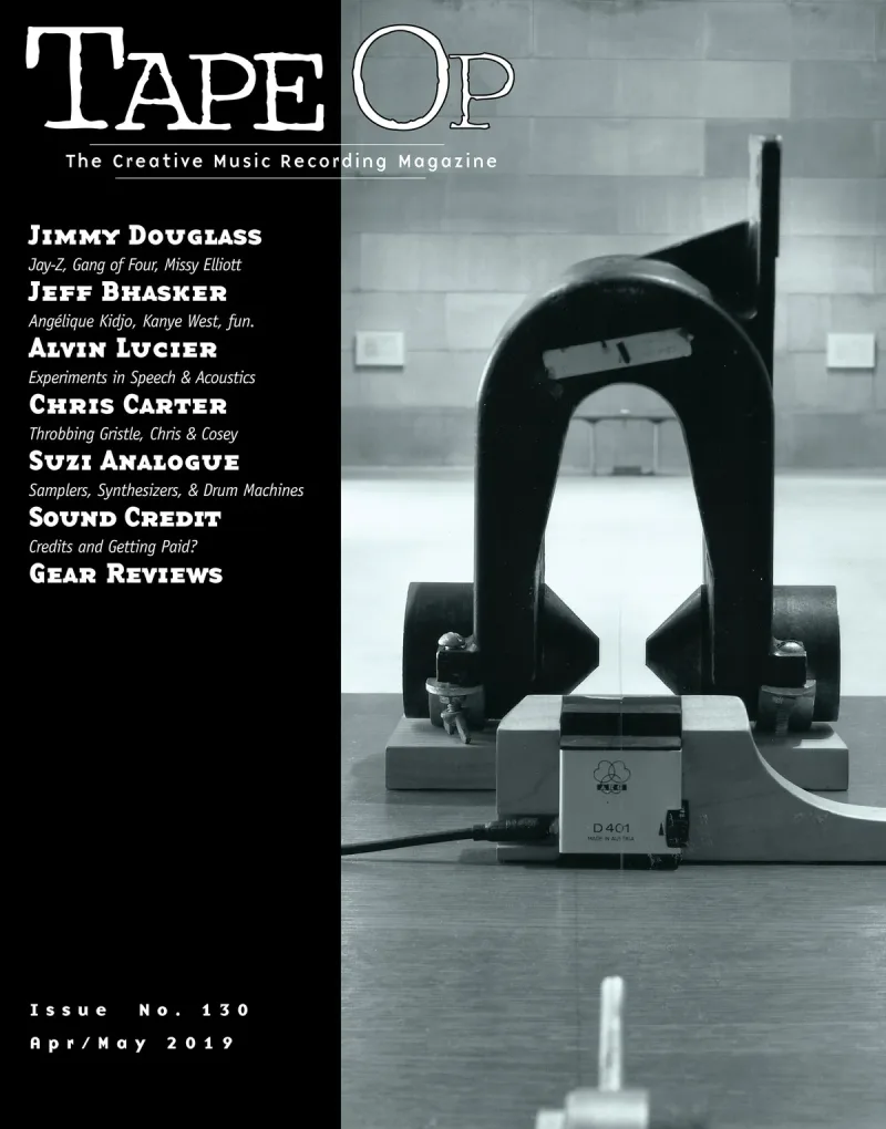 Tape Op Magazine Issue #130 Cover