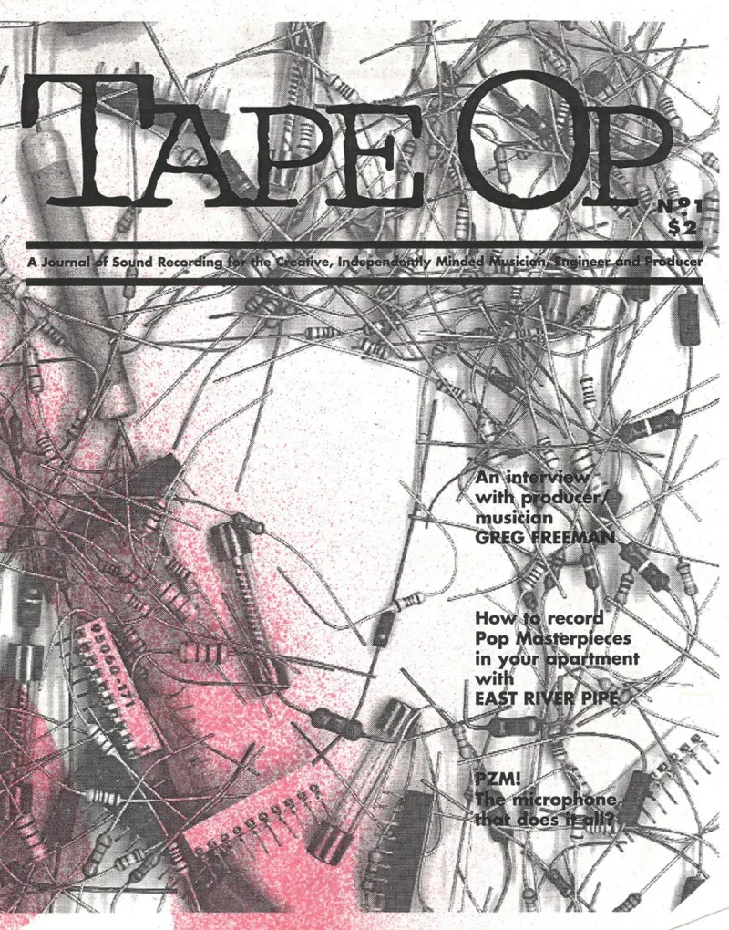 Tape Op Magazine Issue #1 Cover