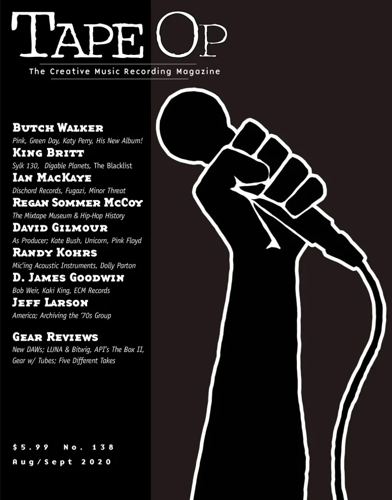 Tape Op Magazine Issue #138 Cover