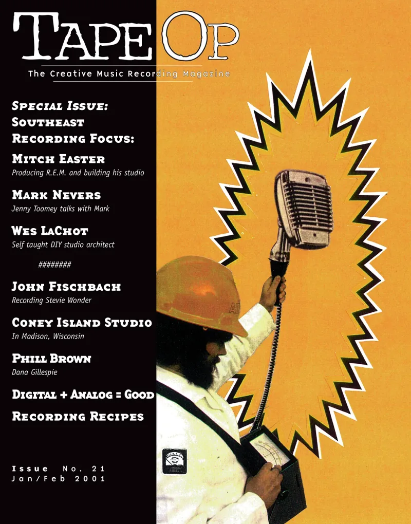 Tape Op Magazine Issue #21 Cover