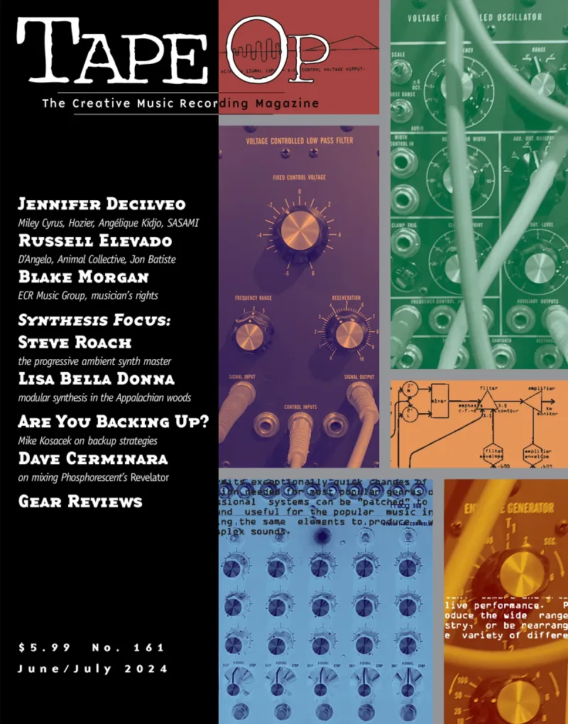 Tape Op Magazine Issue #161 Cover