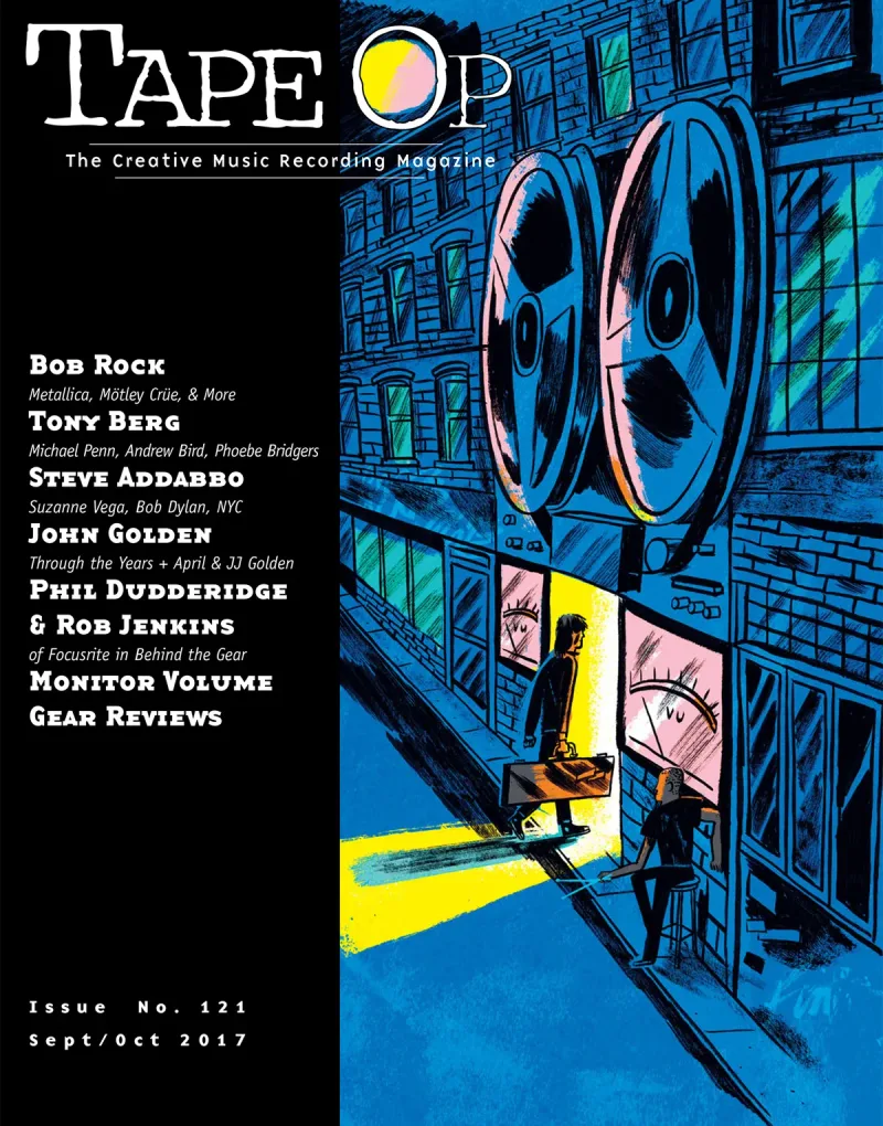 Tape Op Magazine Issue #121 Cover