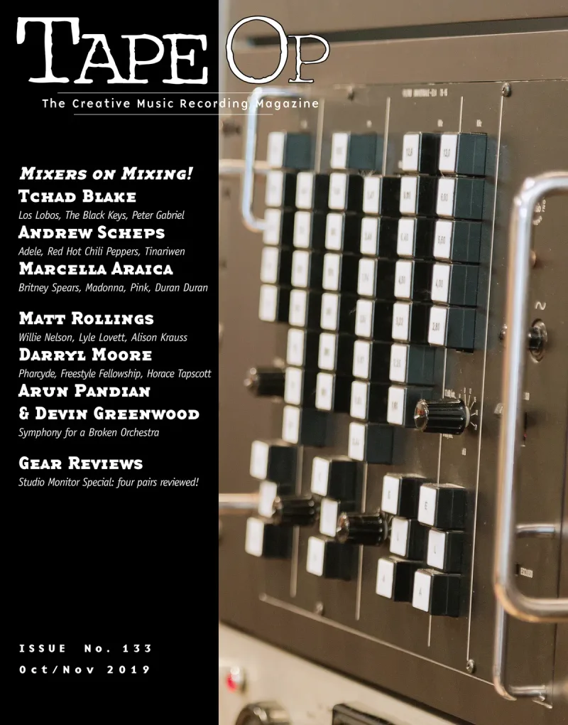 Tape Op Magazine Issue #133 Cover