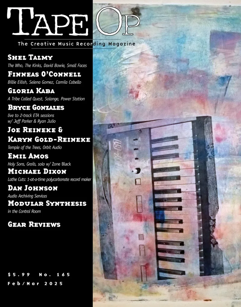 Tape Op Magazine Issue #165 Cover