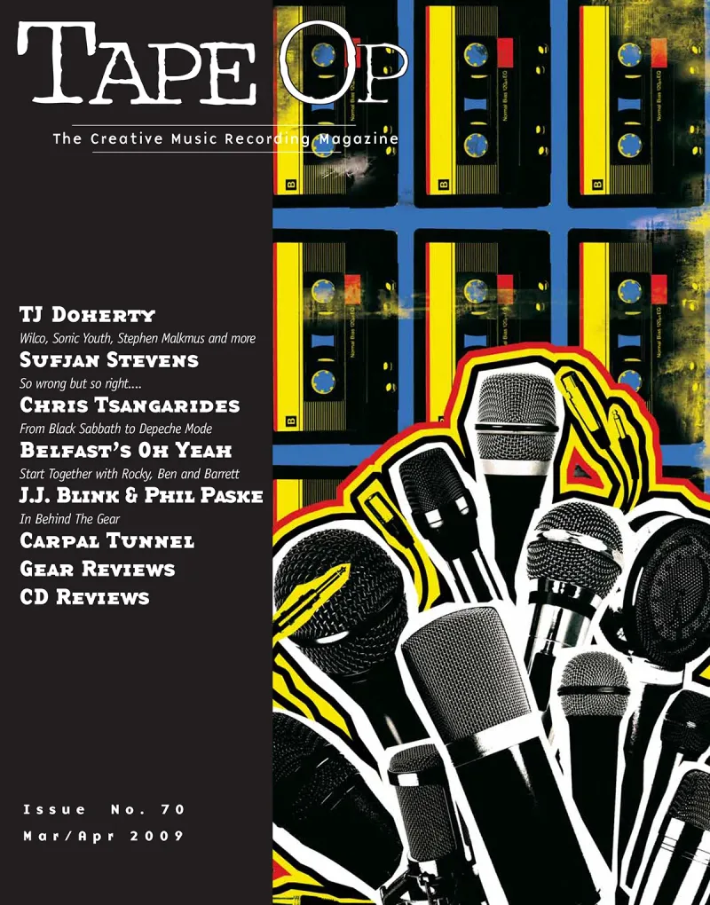 Tape Op Magazine Issue #70 Cover
