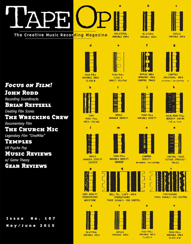 Tape Op Magazine Issue #107 Cover