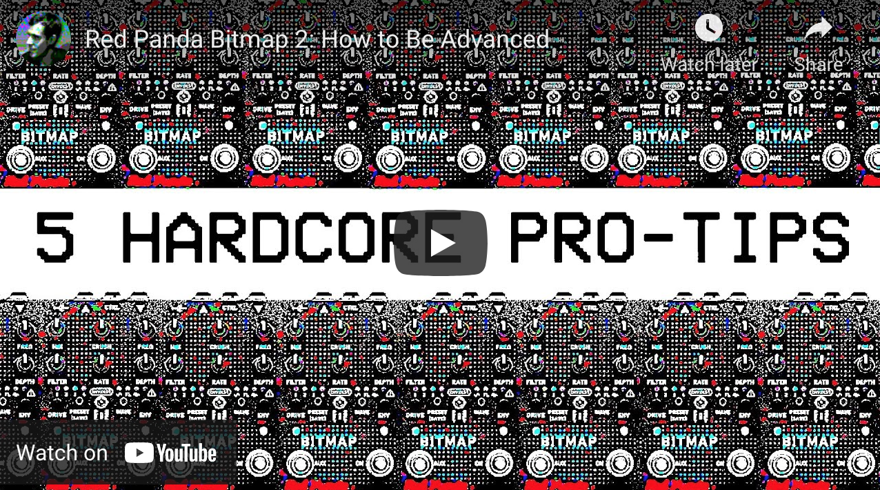 Red Panda BitMap 2 Pedal Video Review | TapeOp | Tape Op Magazine