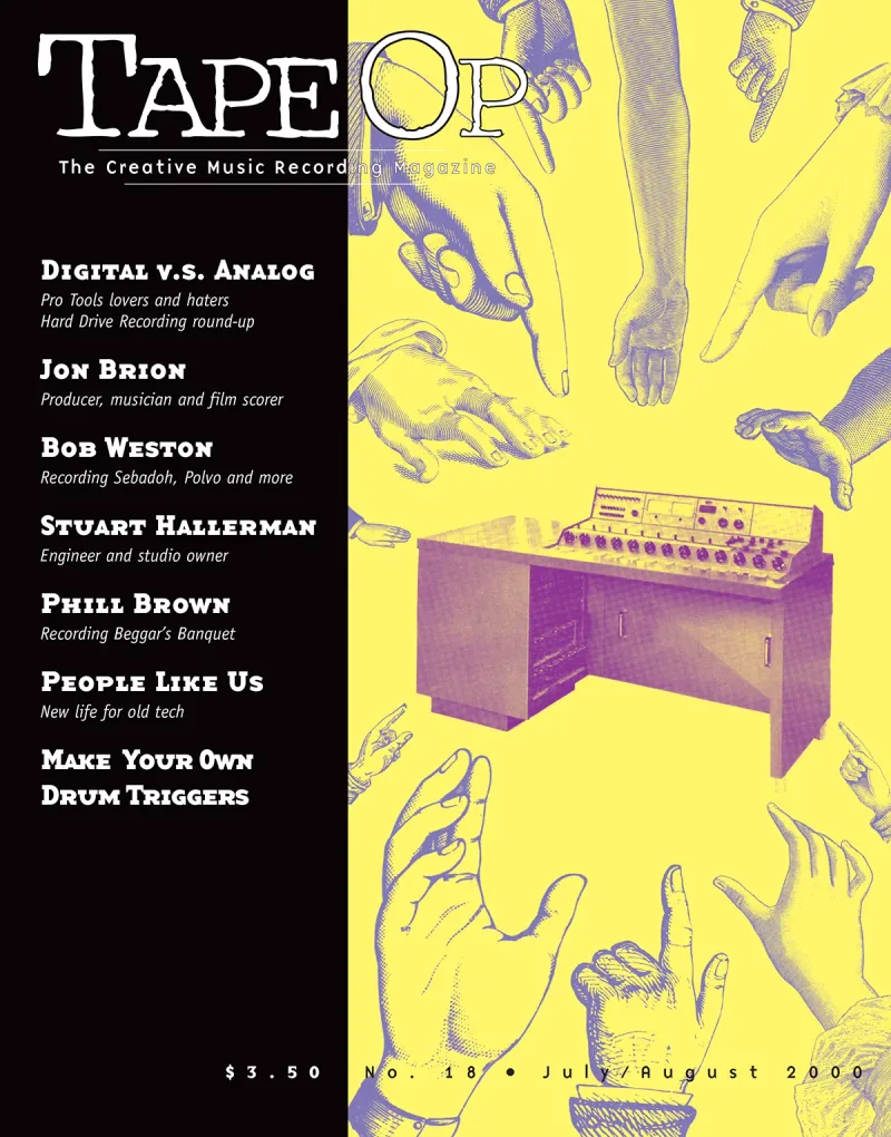 Tape Op Magazine Issue #18 Cover