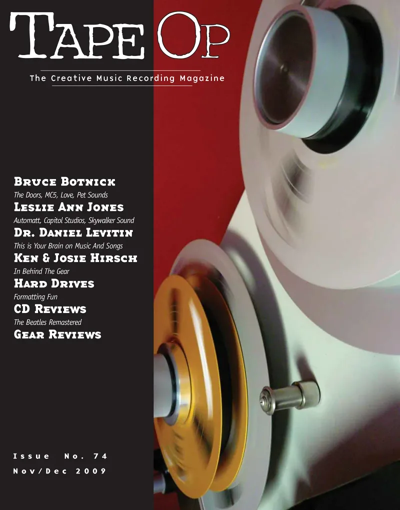 Tape Op Magazine Issue #74 Cover