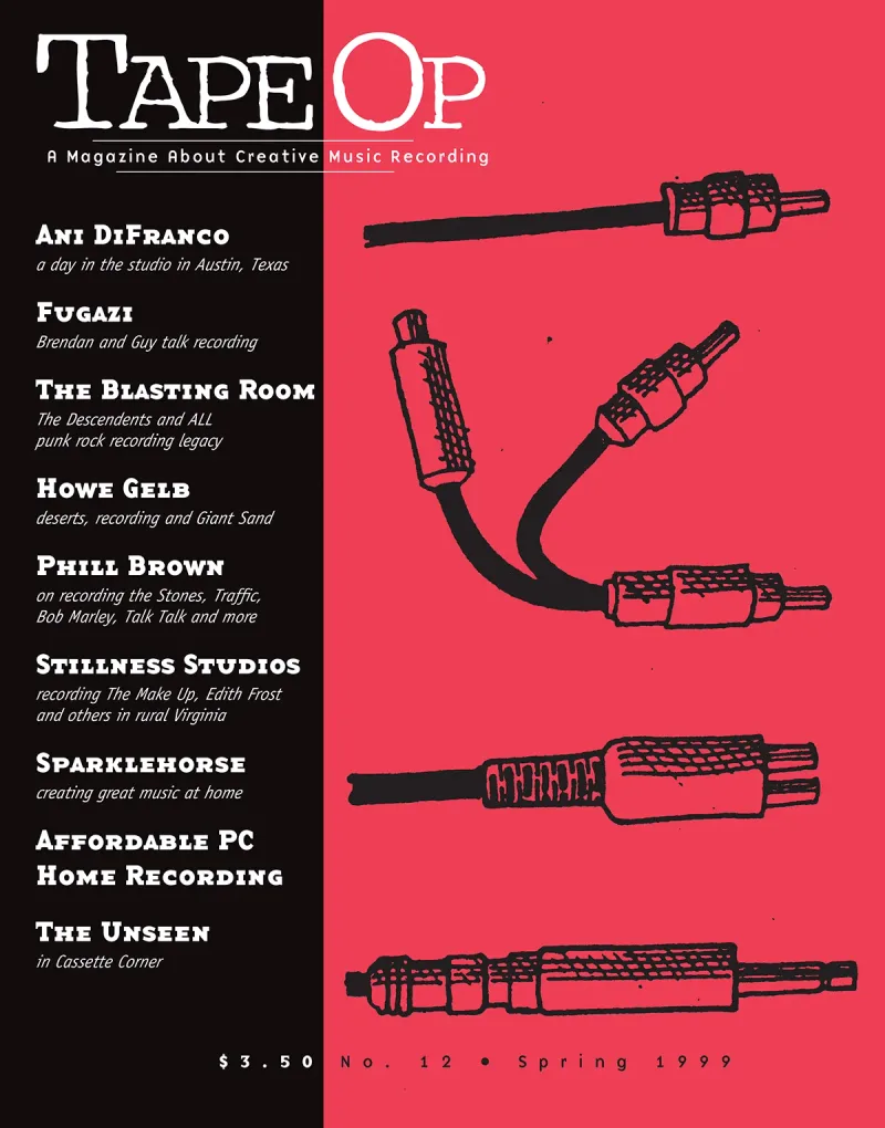 Tape Op Magazine Issue #12 Cover