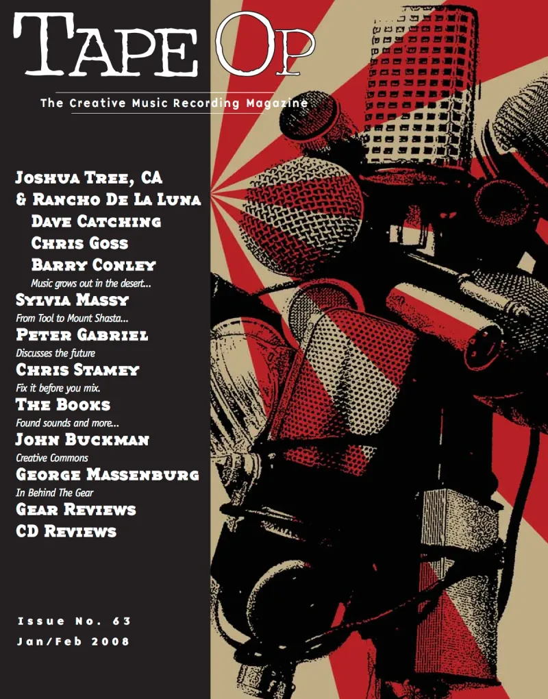 Tape Op Magazine Issue #63 Cover