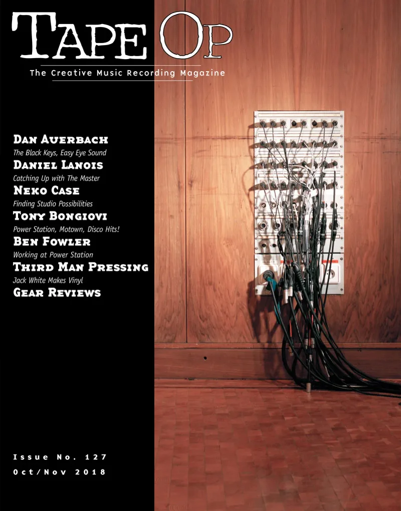 Tape Op Magazine Issue #127 Cover