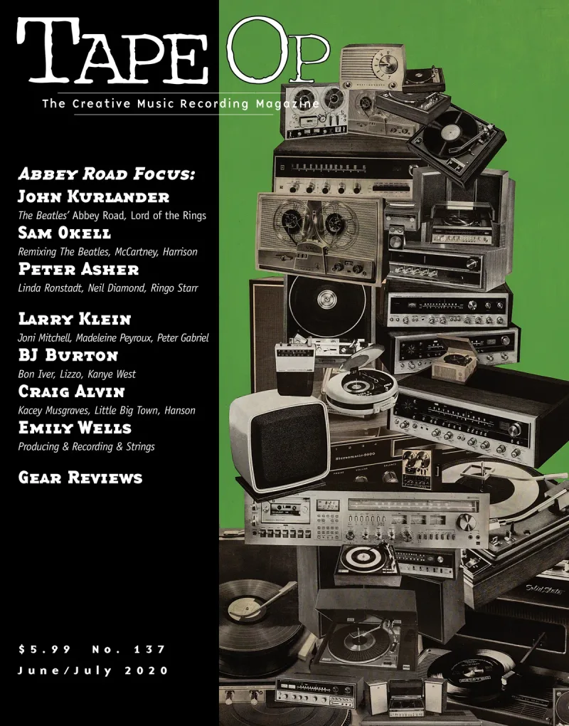Tape Op Magazine Issue #137 Cover