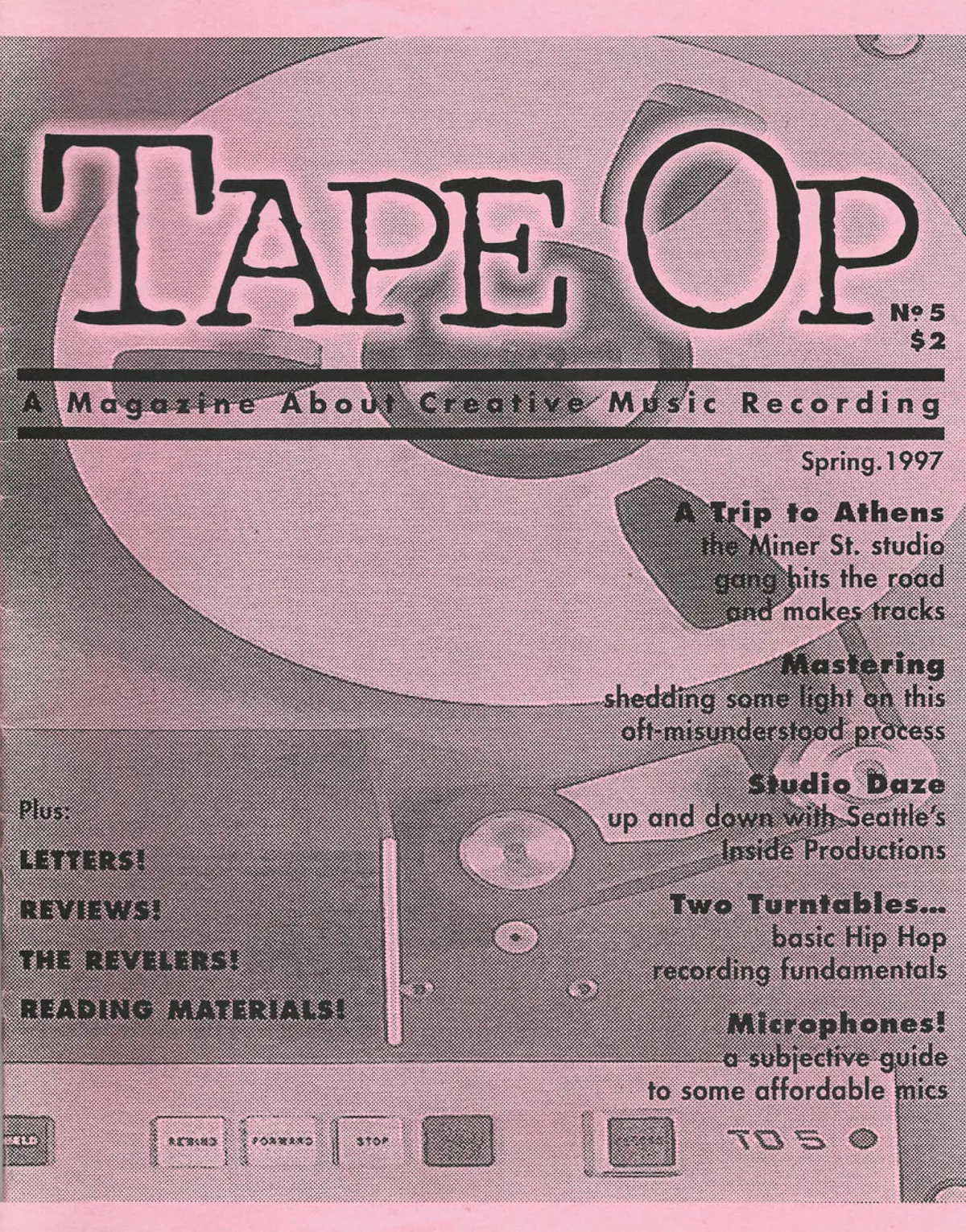 Tape Op Magazine Issue #5 Cover