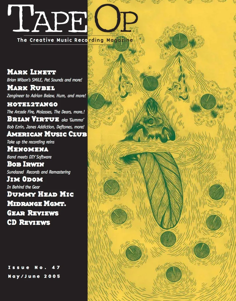 Tape Op Magazine Issue #47 Cover