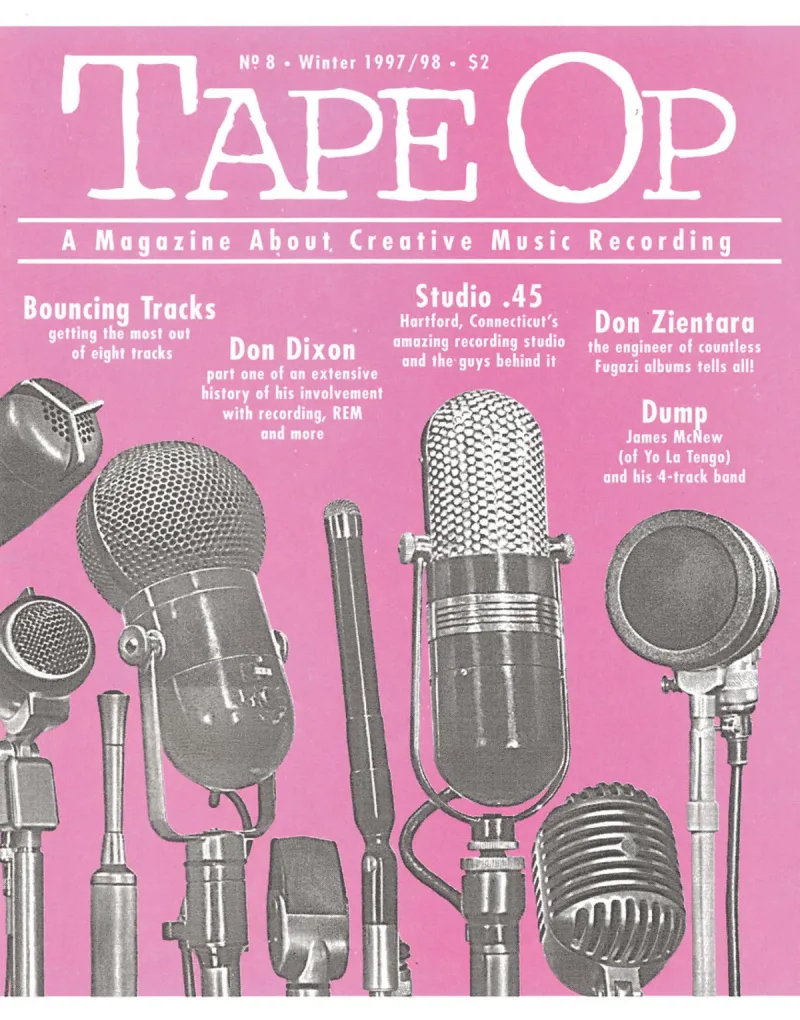 Tape Op Magazine Issue #8 Cover