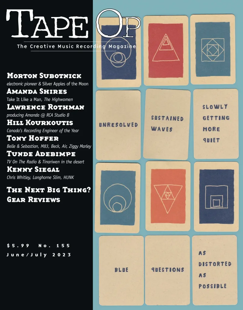 Tape Op Magazine Issue #155 Cover