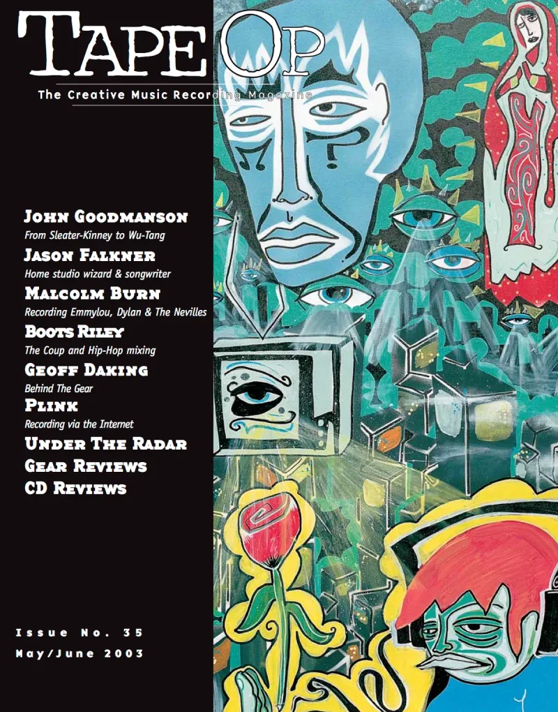 Tape Op Magazine Issue #35 Cover