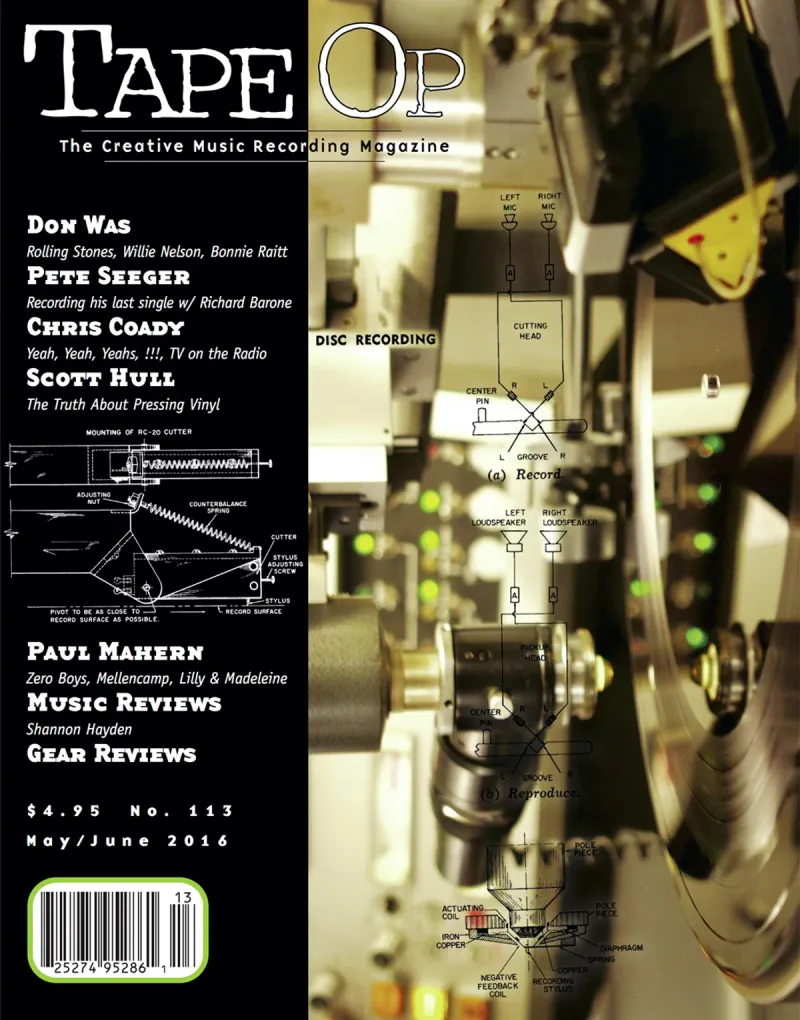 Tape Op Magazine Issue #113 Cover