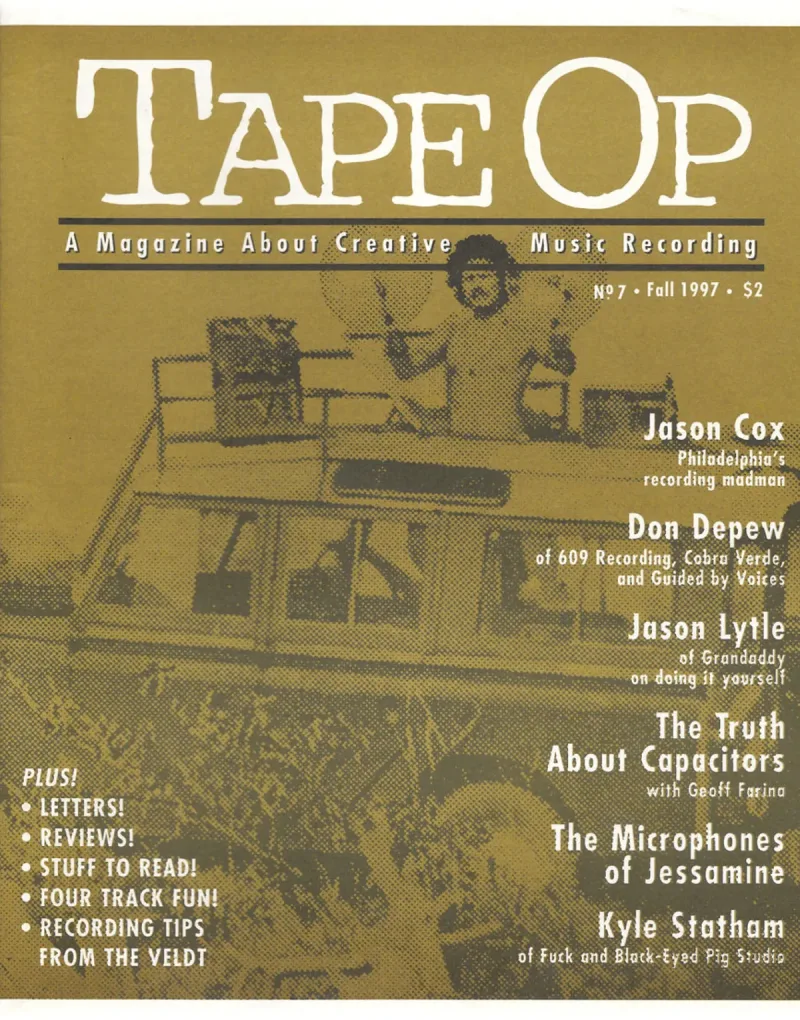 Tape Op Magazine Issue #7 Cover