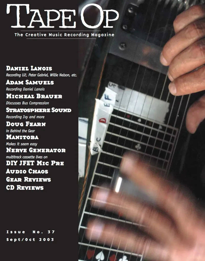 Tape Op Magazine Issue #37 Cover