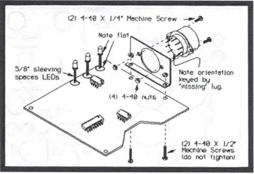 PAIA mic preamp circuit board and components