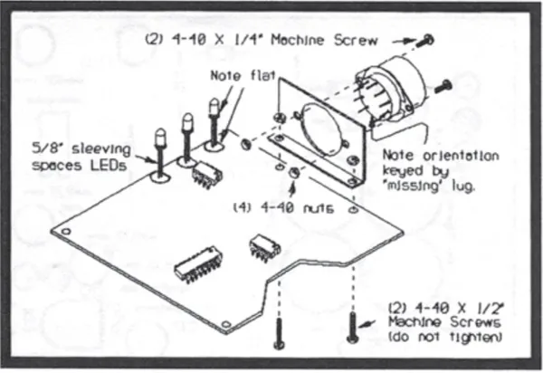 PAIA mic preamp circuit board and components