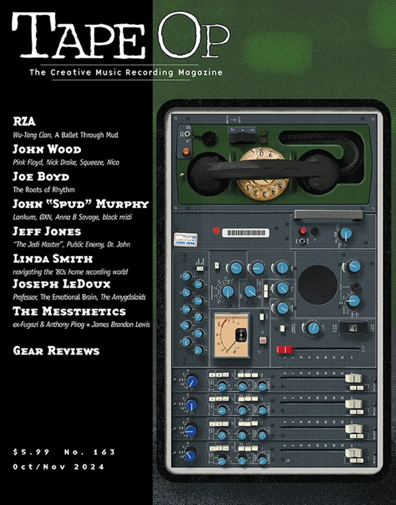 Tape Op Magazine Issue #163 Cover